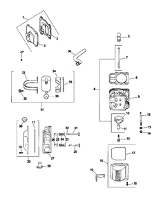 Cv745-0006 Head, Valve And Breather Diagram and Parts List for M60-KHEFI 53AB5HEX750-28-HP Cub Cadet Lawn Tractor